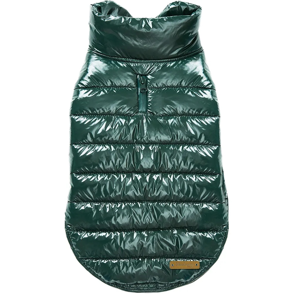 All Weather Quilted Puffer Jacket in Hunter Green (FINAL SALE)