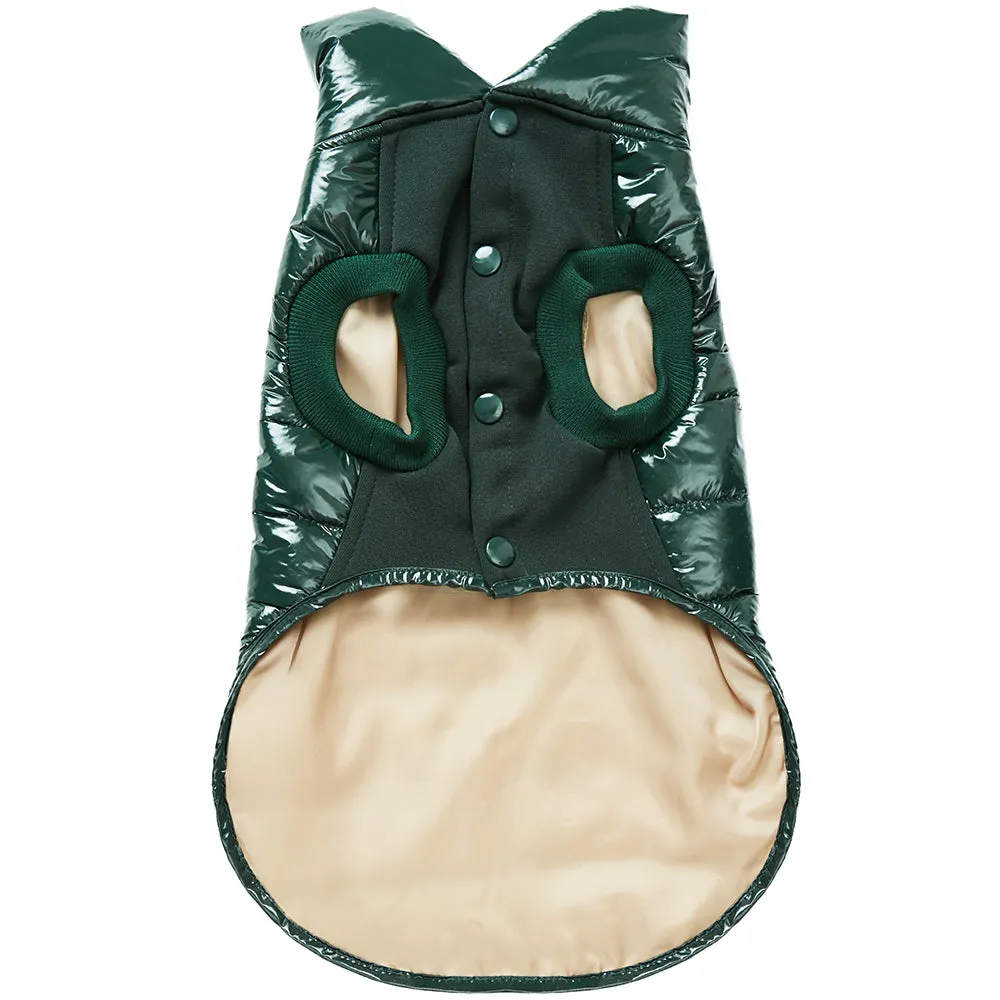 All Weather Quilted Puffer Jacket in Hunter Green (FINAL SALE)