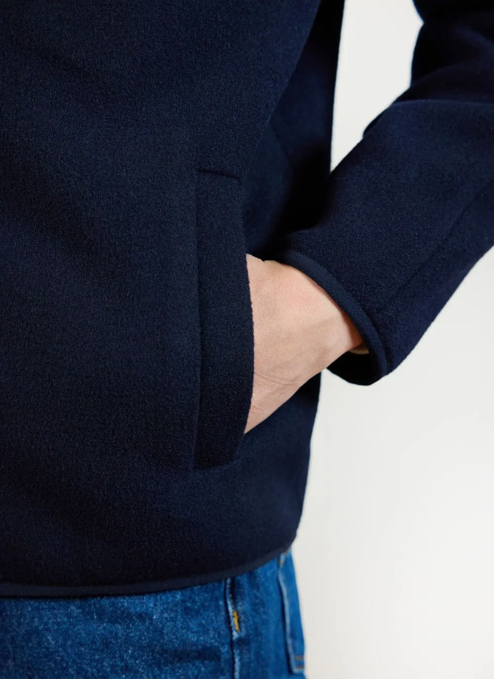 Anderson Fleece | Wool | Navy