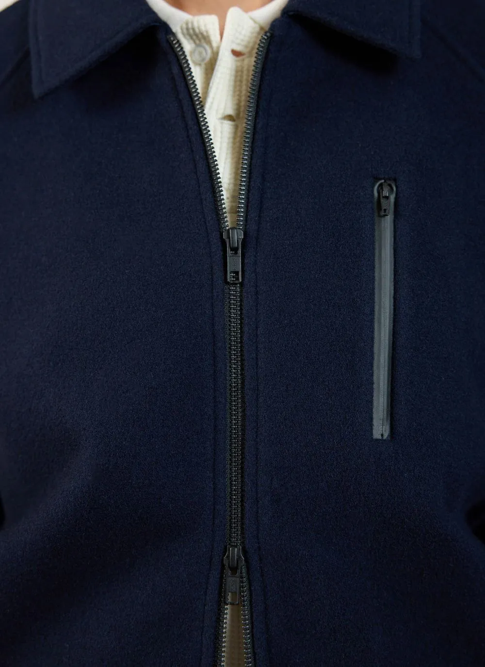 Anderson Fleece | Wool | Navy