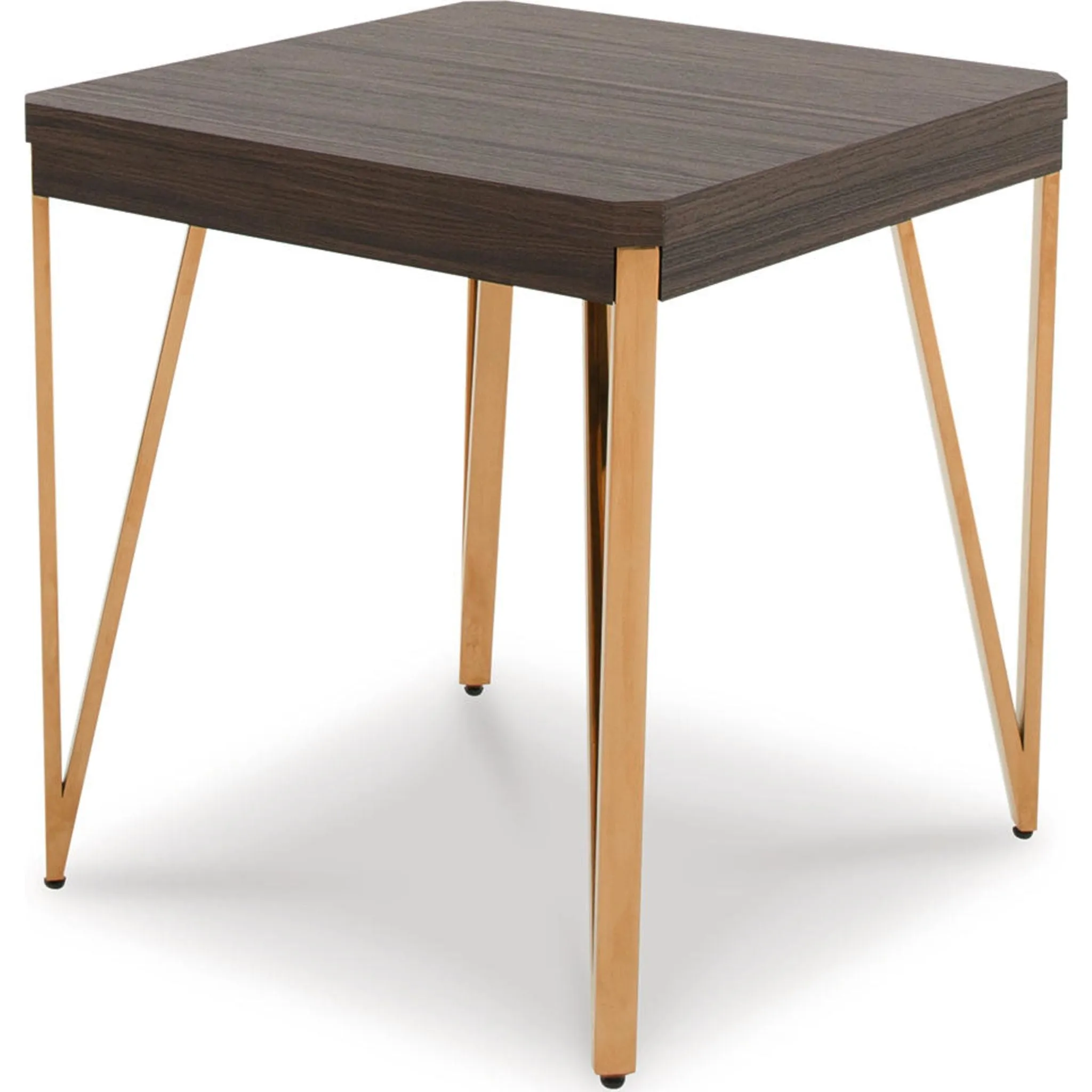 Bandyn 3 Pack Tables - Brown/Champagne