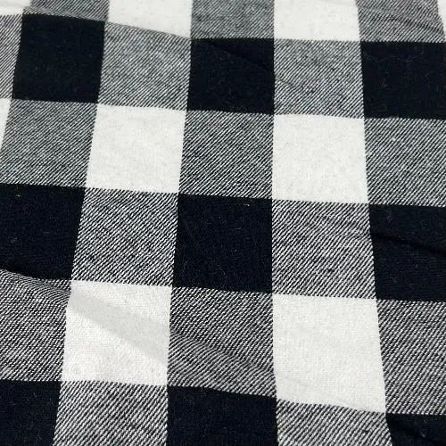 Black & White | Flannel Shirting - SKU 7632 #S66