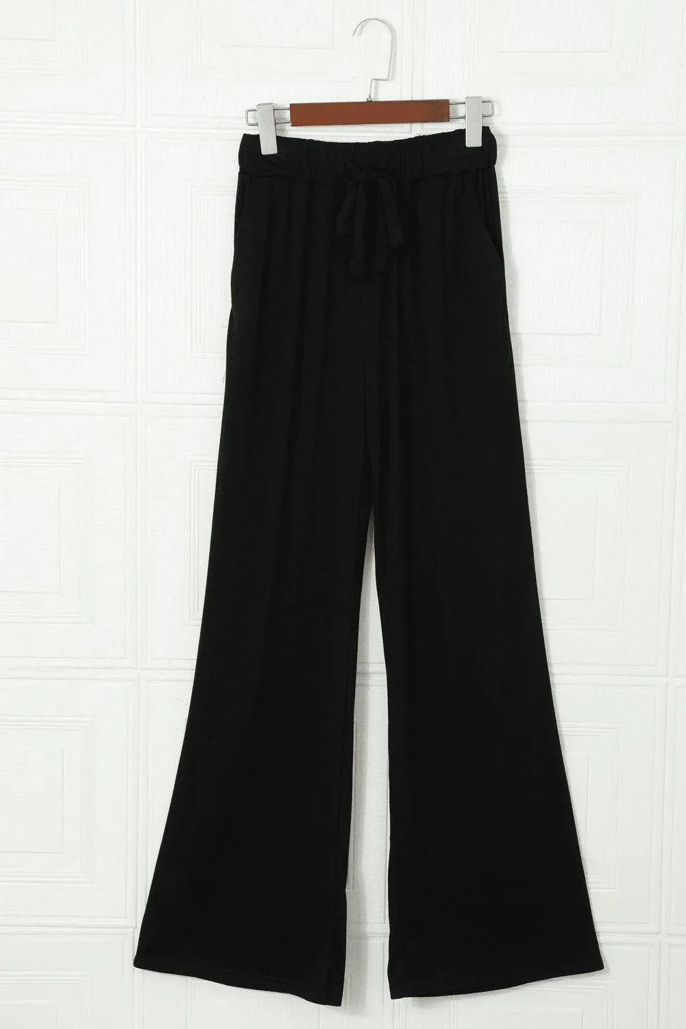 Black Drawstring Lounge Pants