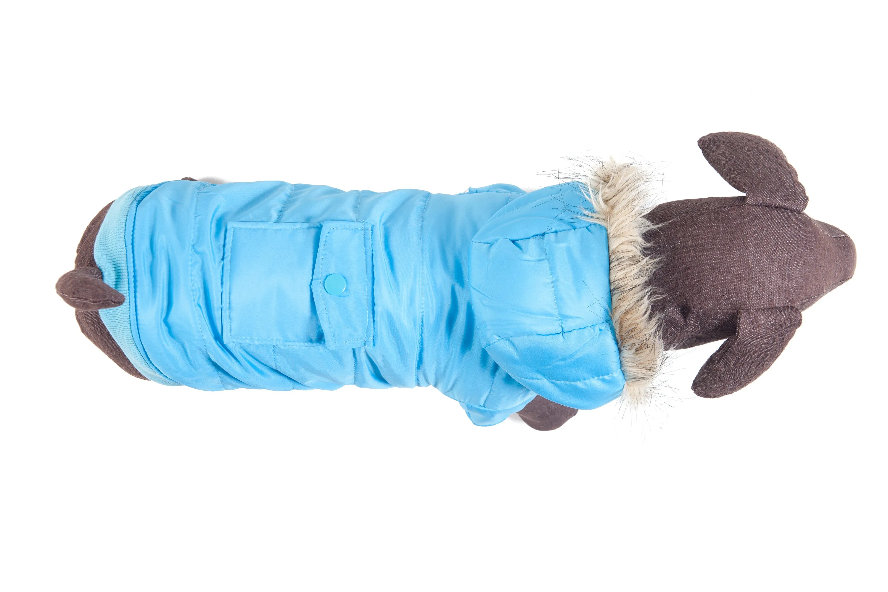 Blue Parka Dog Coat