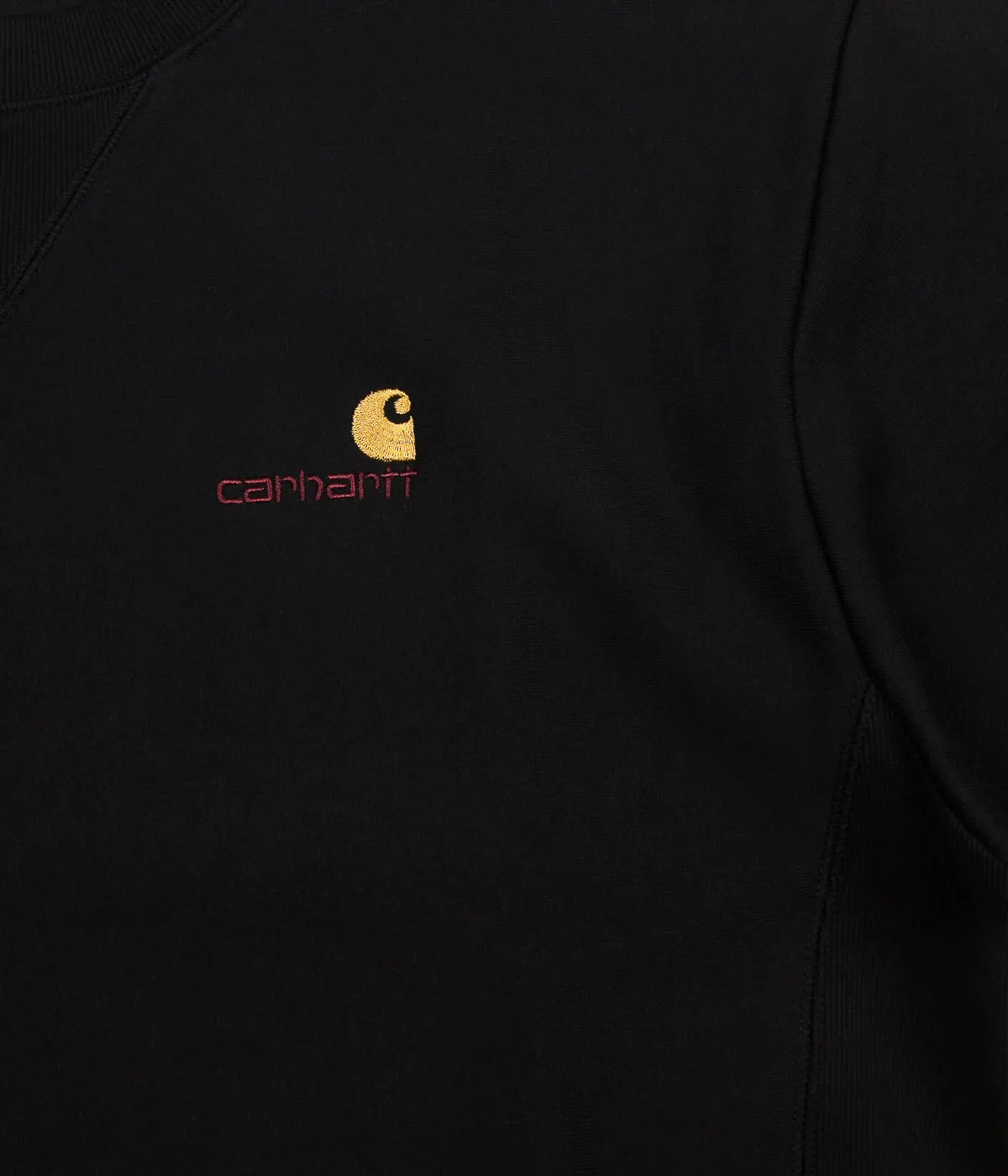 Carhartt American Script Crewneck Sweatshirt - Black