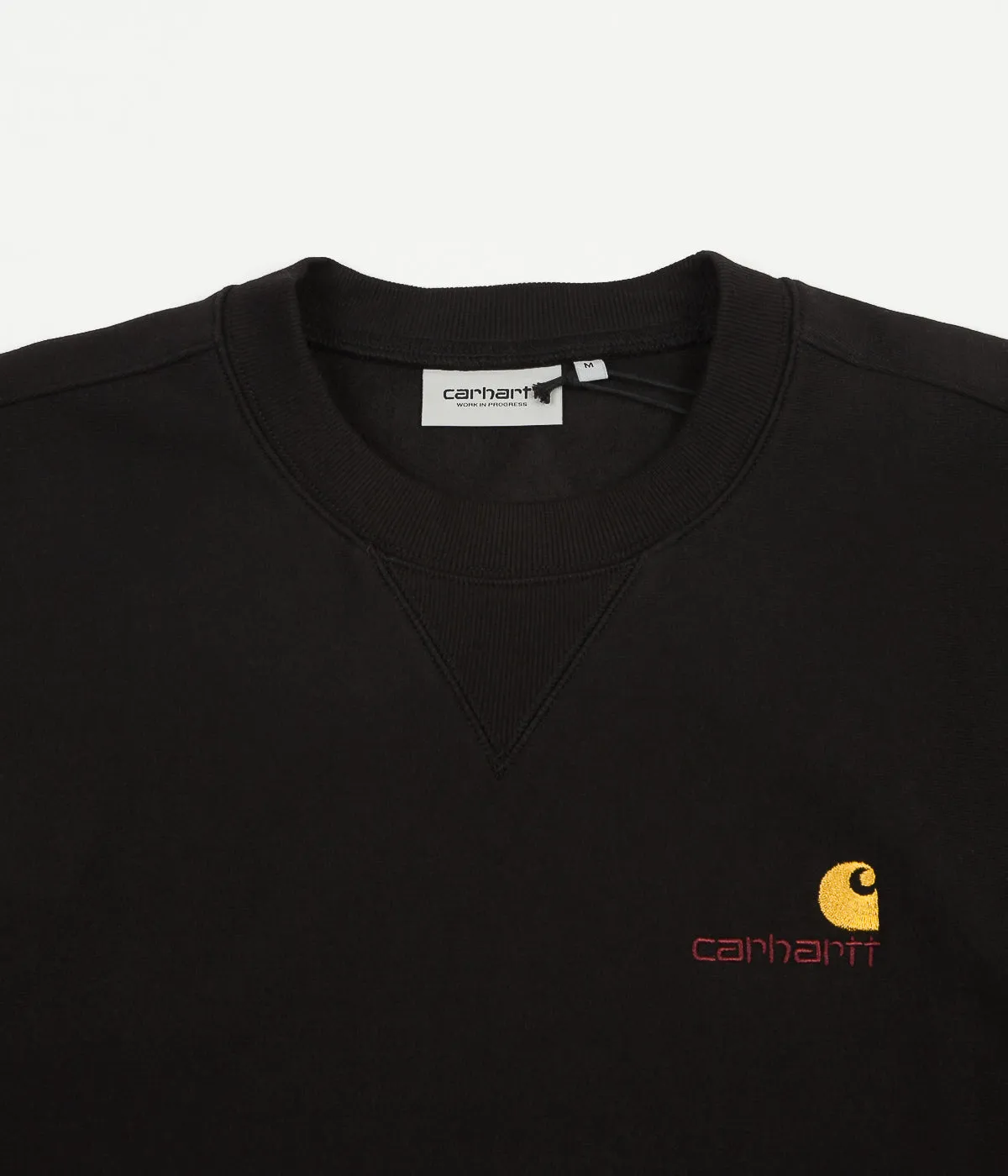 Carhartt American Script Crewneck Sweatshirt - Black