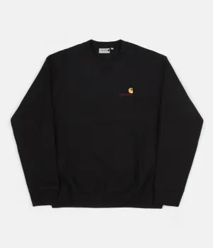 Carhartt American Script Crewneck Sweatshirt - Black