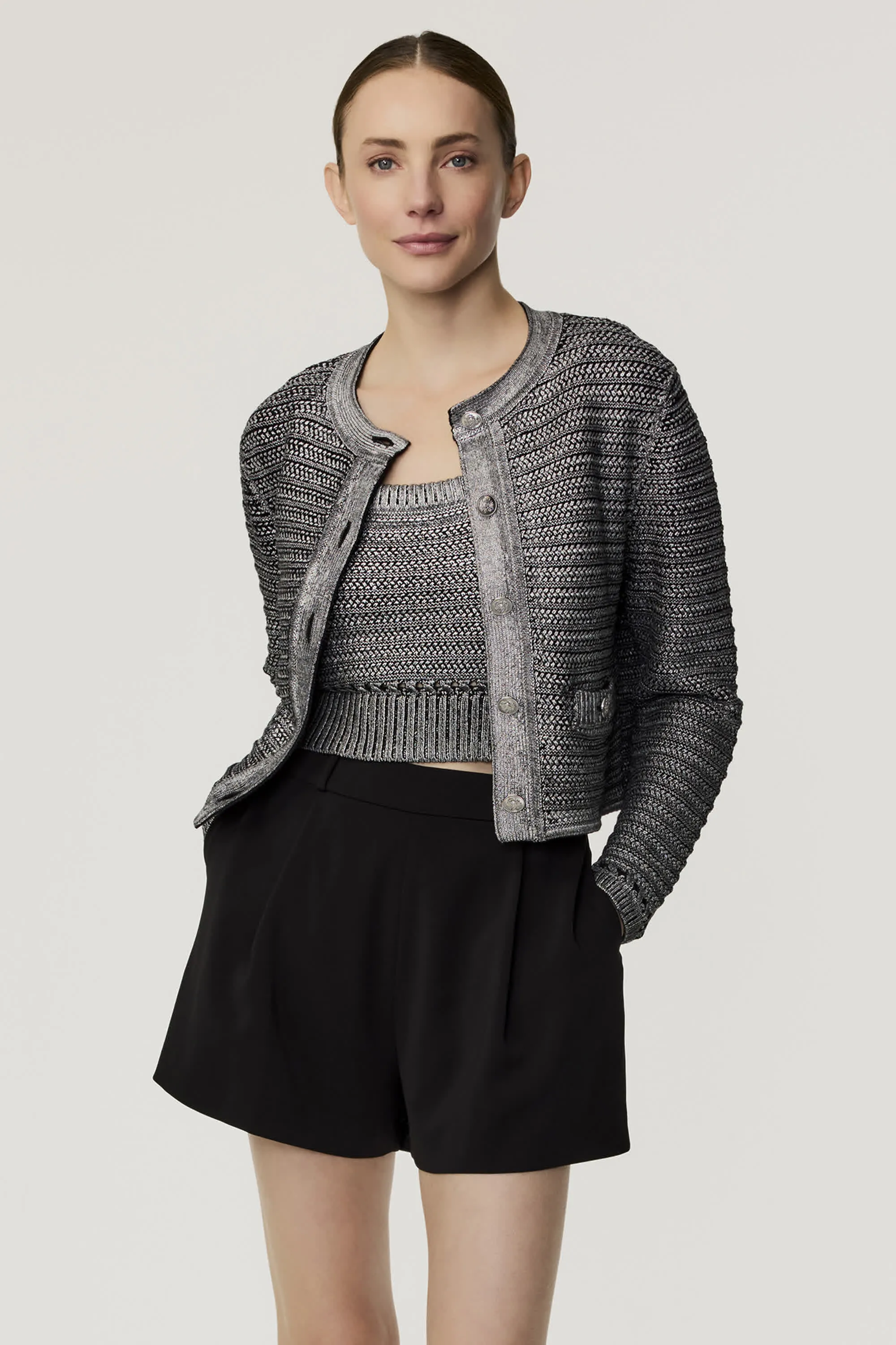 Cecilia Textured Crop Jacket