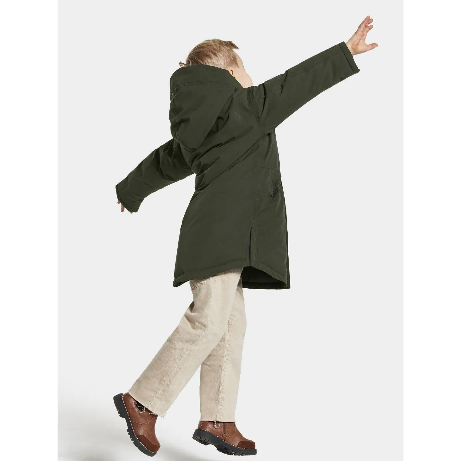 Didriksons Deep Green Timon Kids Parka