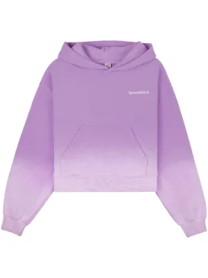 Dip Dye logo-embroidered hoodie