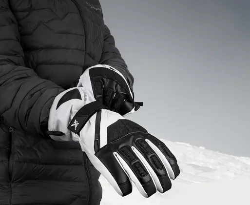 Durable Men's Winter Gloves with Anti-Slip Grip and Strap