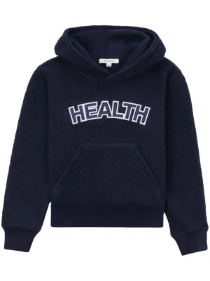 embroidered fleece hoodie