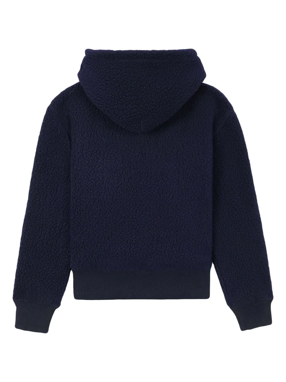 embroidered fleece hoodie