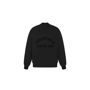 Fear of God Essentials Crewneck 'Jet Black' (2023)