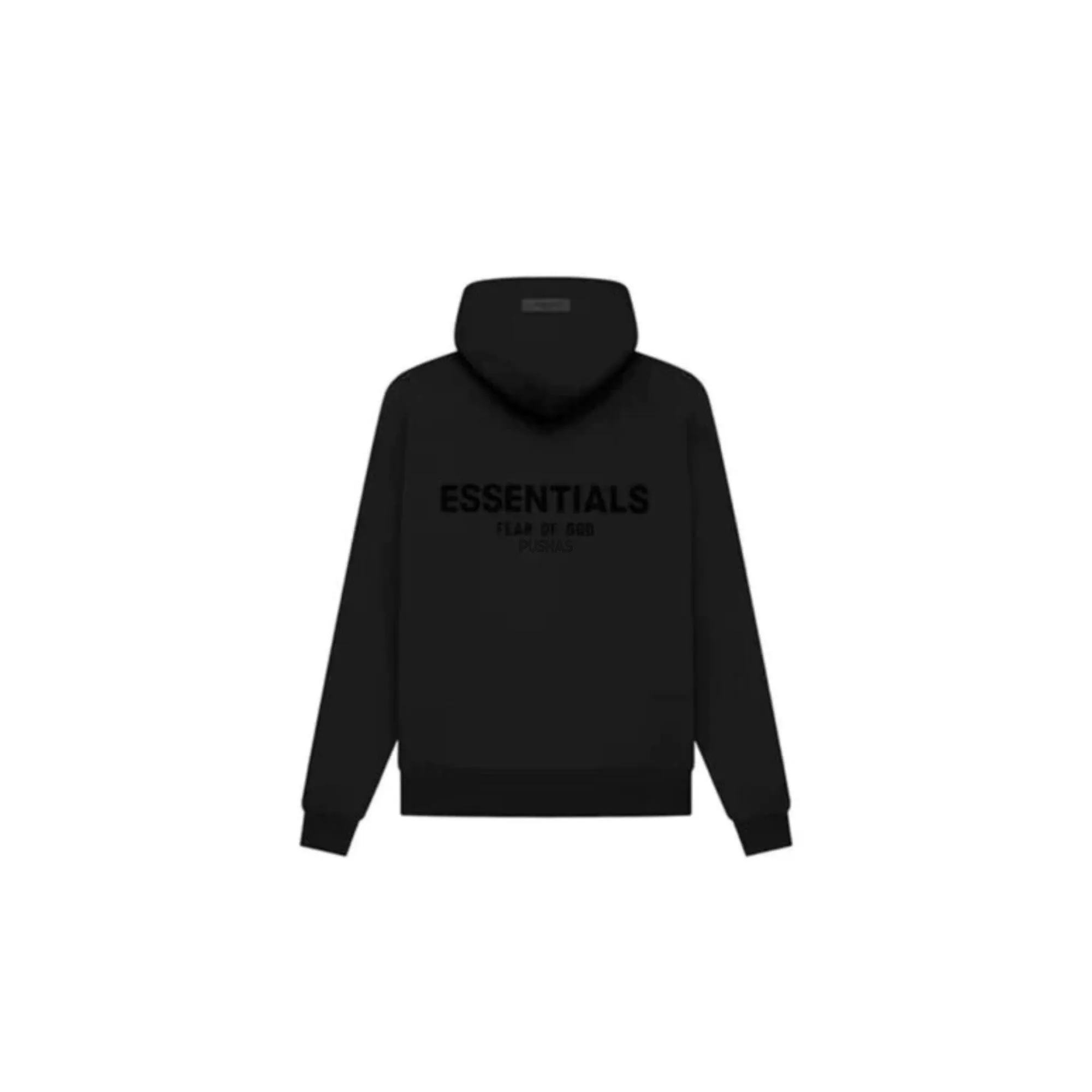 Fear of God Essentials Pullover Chest Logo Hoodie 'Stretch Limo / Black' (2022)