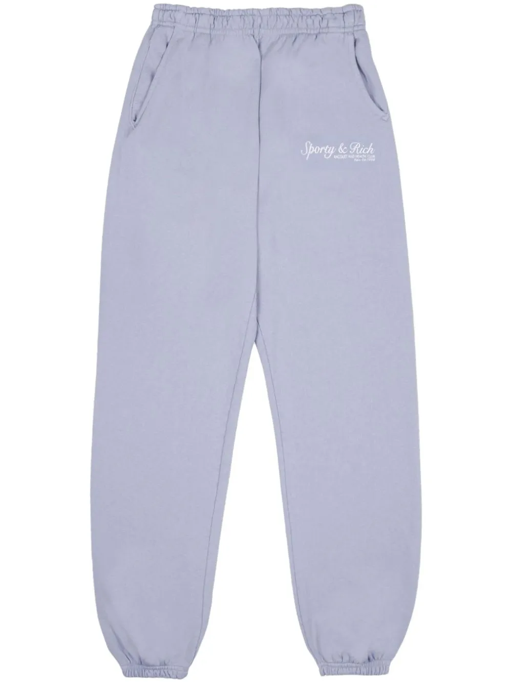 French cotton track pants