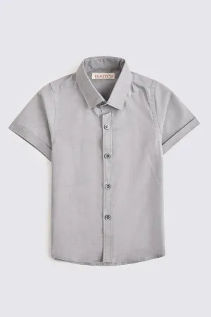 Gray Classic Casual Shirt (3-24M)