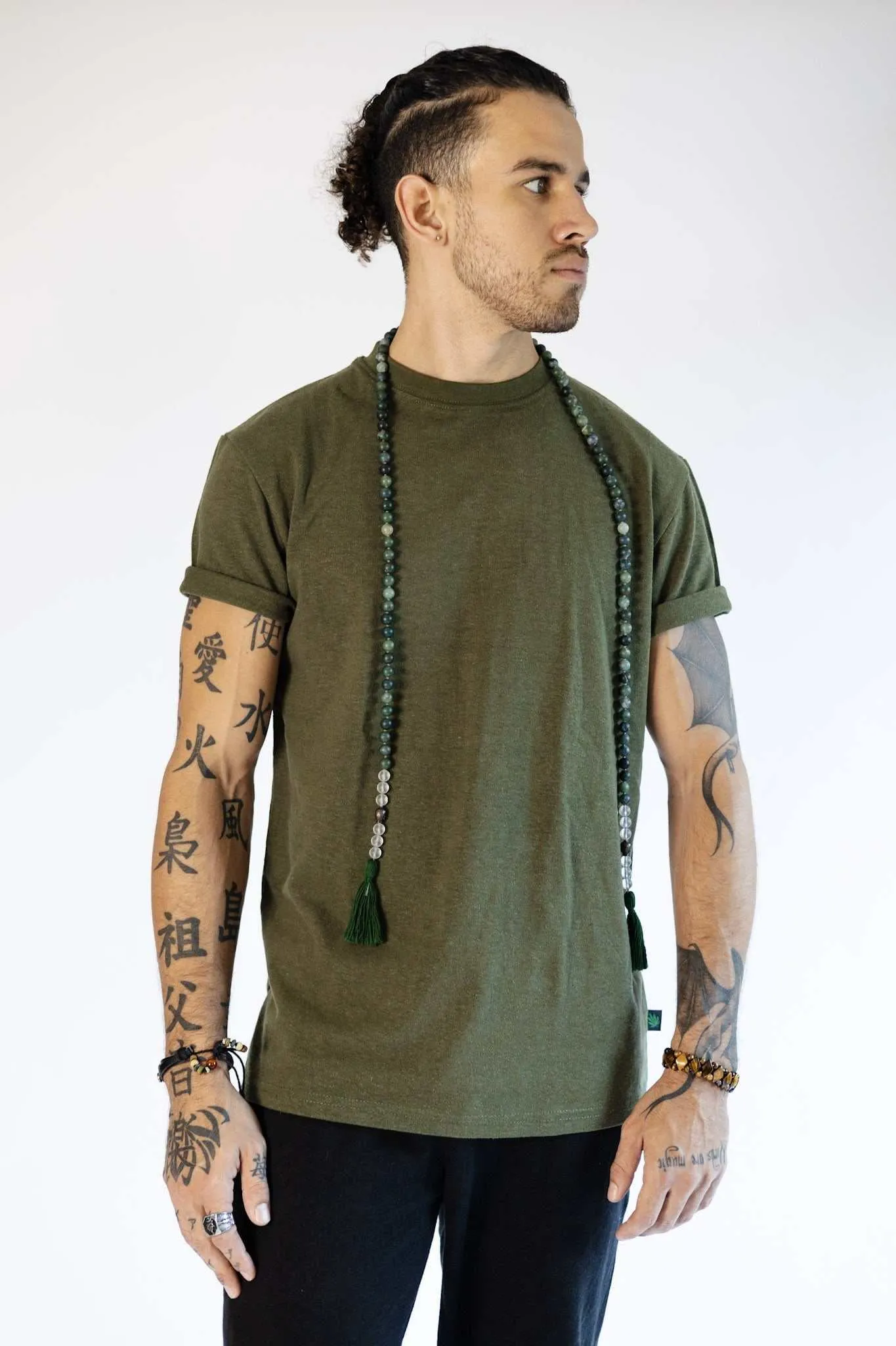 Hemp T-Shirt - Men's Crew T-Shirt, Durable & Stylish