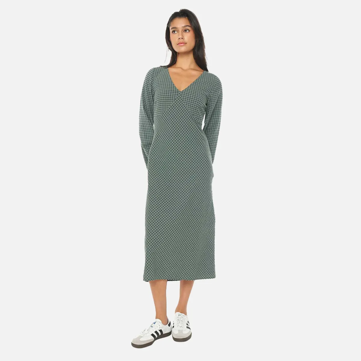 Huffer Melrose Shift Dress - Forest