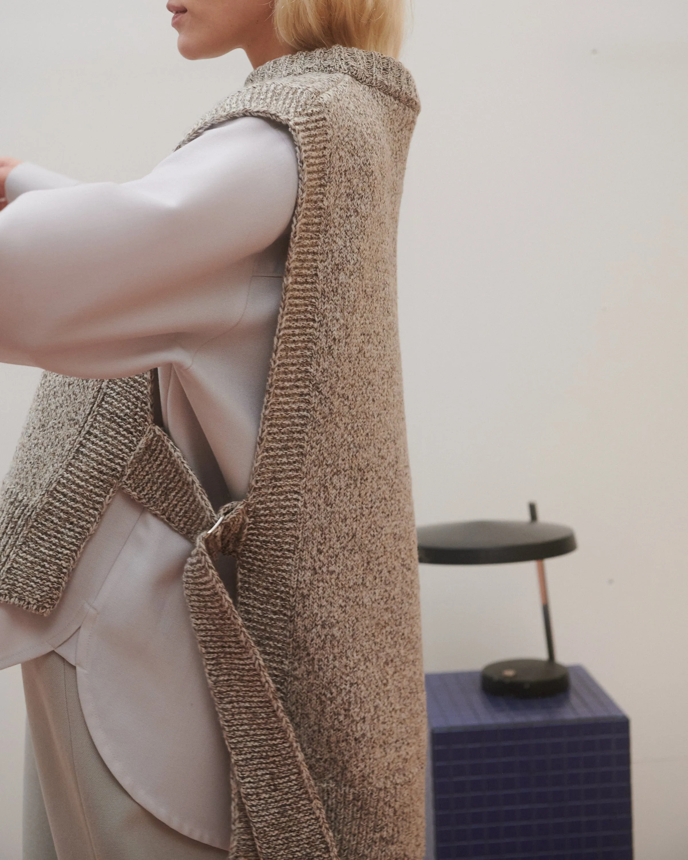 Kalvos: Tweed Merino Wool Vest