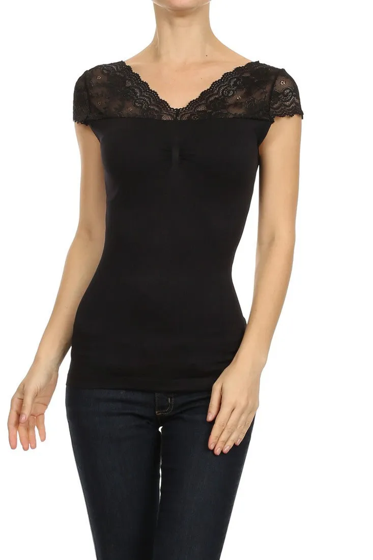 Layering Lace Top