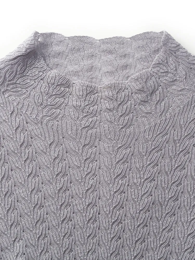 Machine Washable Wool Women Long Sleeve Top