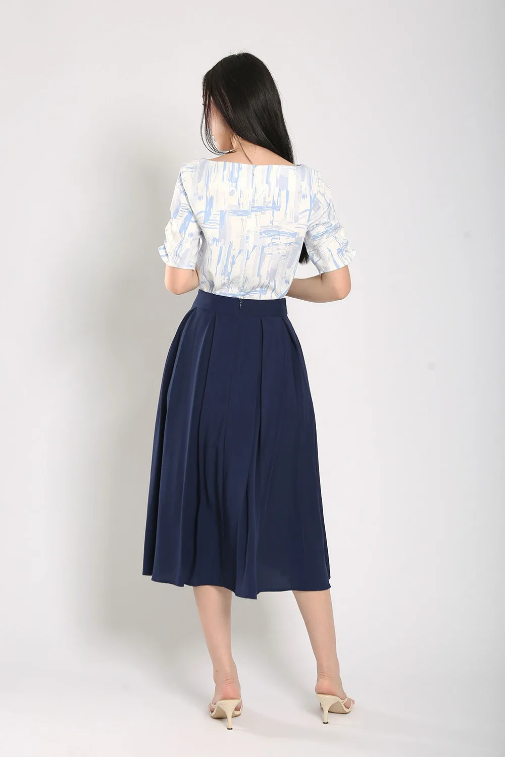 Mina Skirt in Navy Blue