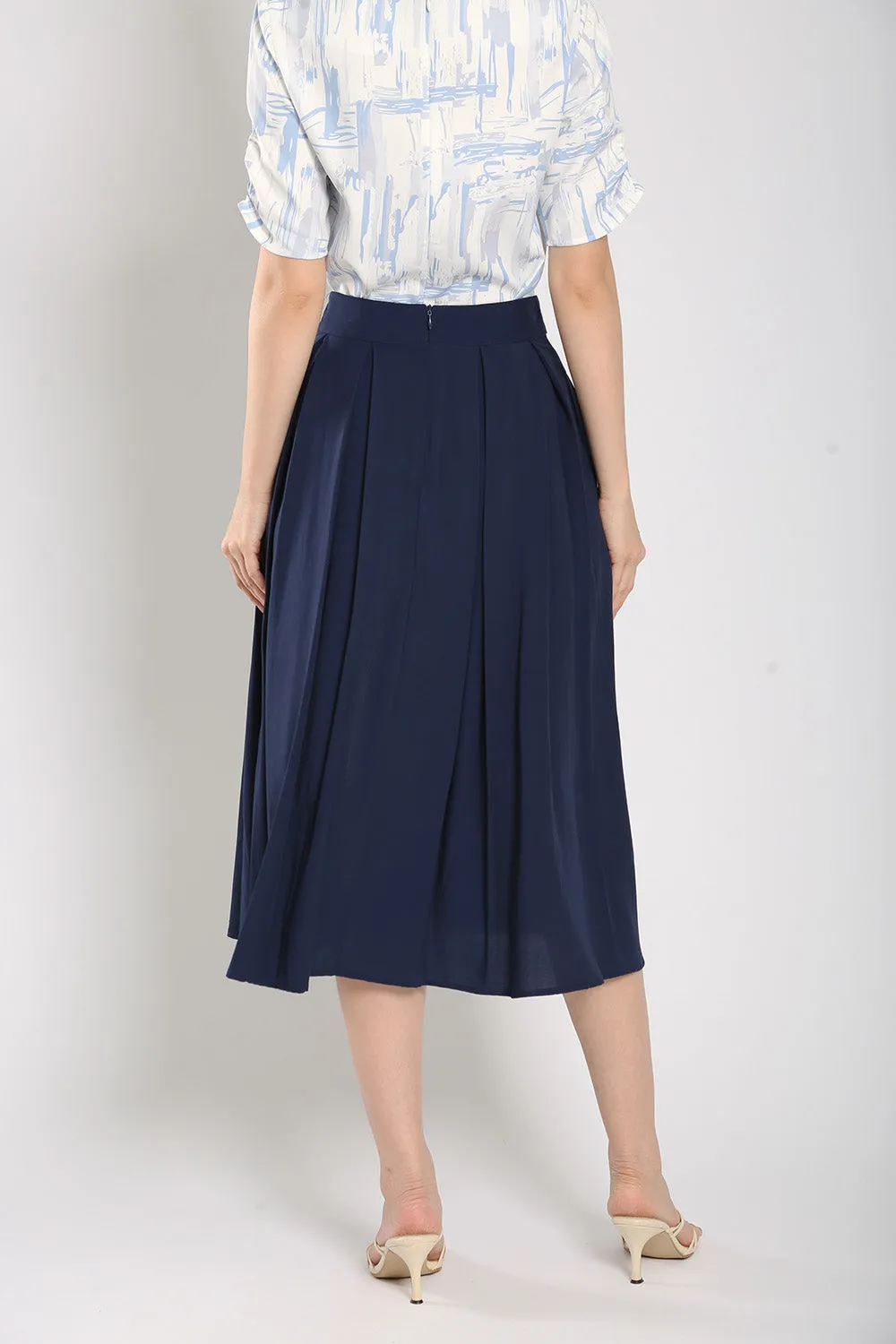 Mina Skirt in Navy Blue