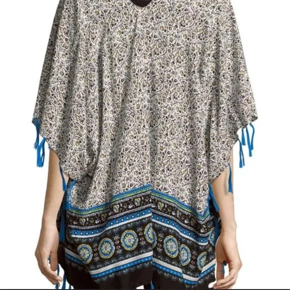 NEW Kimono Lightweight Floral Layering Top OS