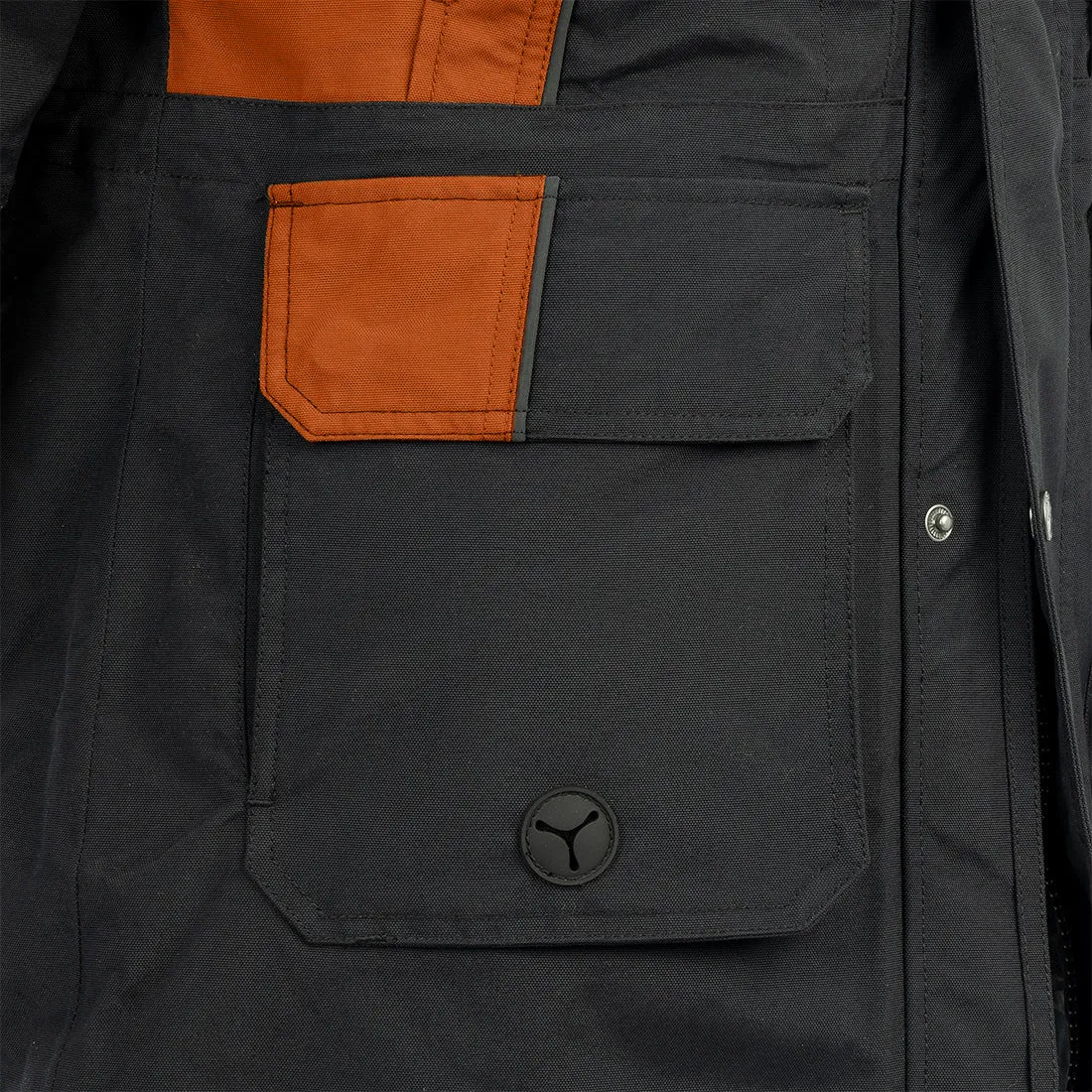 New Waterproof Original Winter Jacket Lady (Anthracite/Burnt Orange)