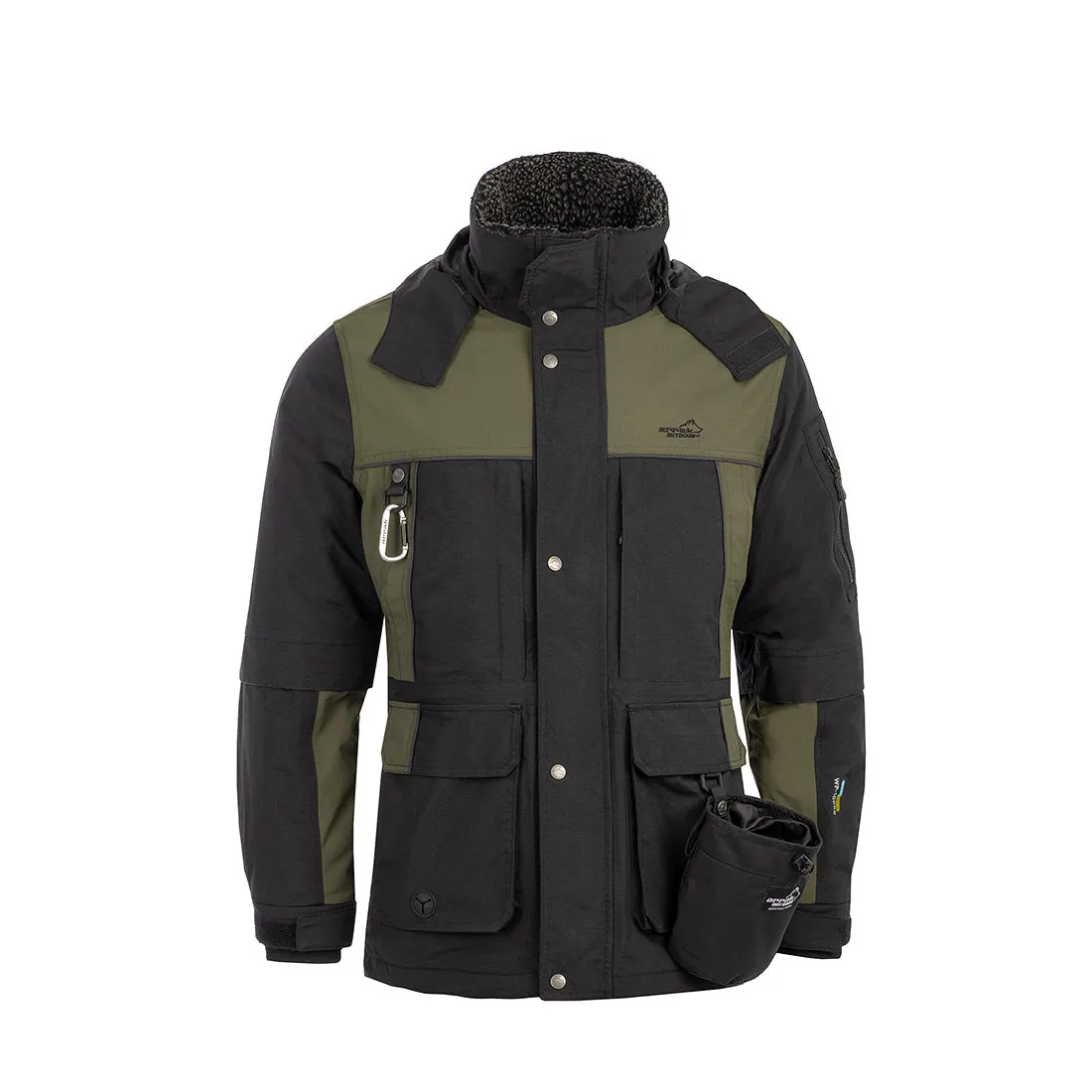 New Waterproof Original WinterJacket Men (Black/Olive)