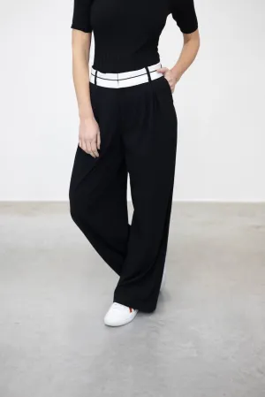 PETNUS TAILORED WAISTBAND DETAIL PANTS