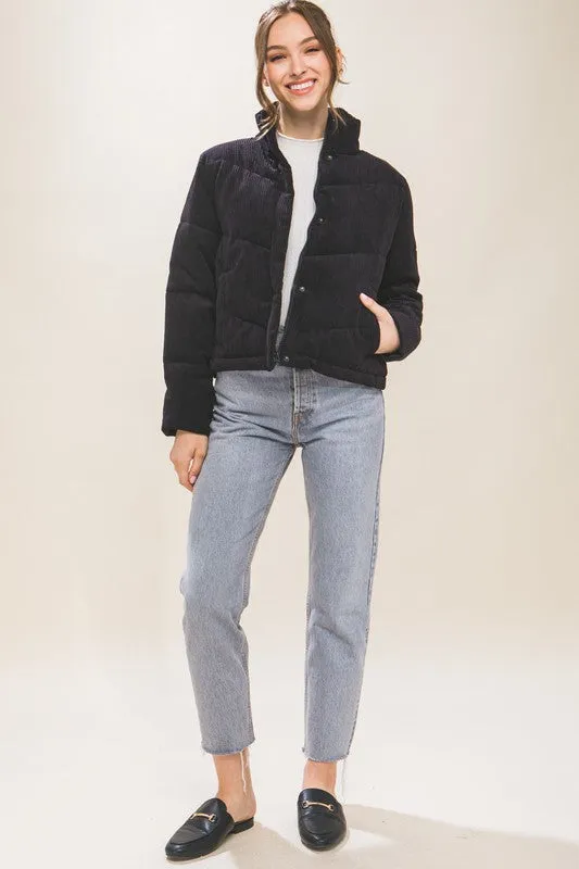 Scottie Corduroy Puffer Jacket