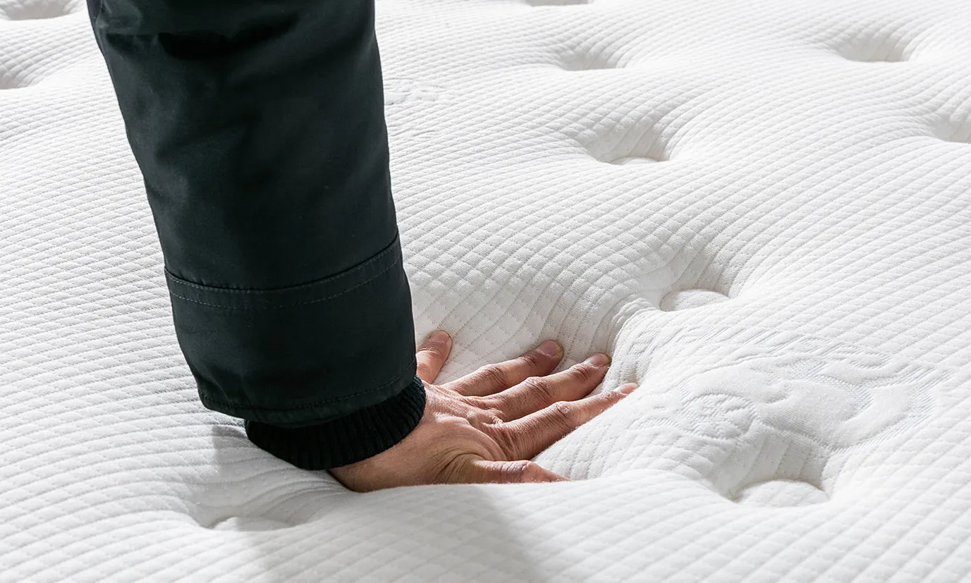 Vesgantti Nova Luxe Hybrid Mattress 9.4 Inch Euro(Box) Top Mattress