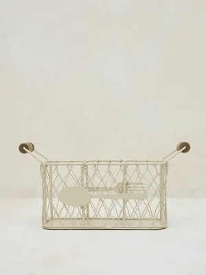 Westside Home Off-White Wired Cutlery Caddy